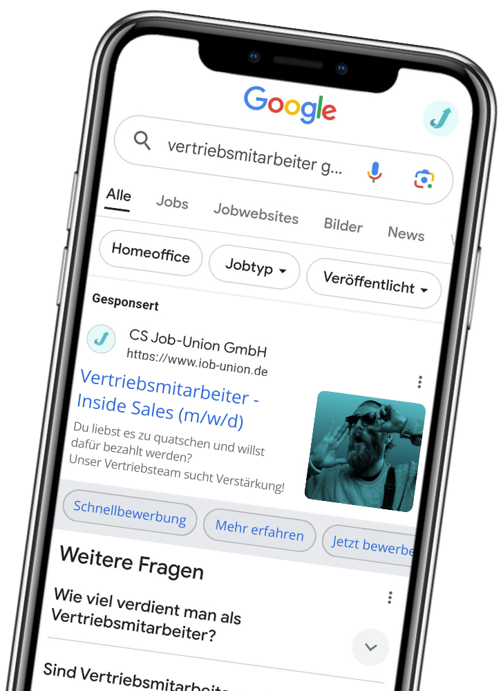 Google Social Media Ad - Job-Union