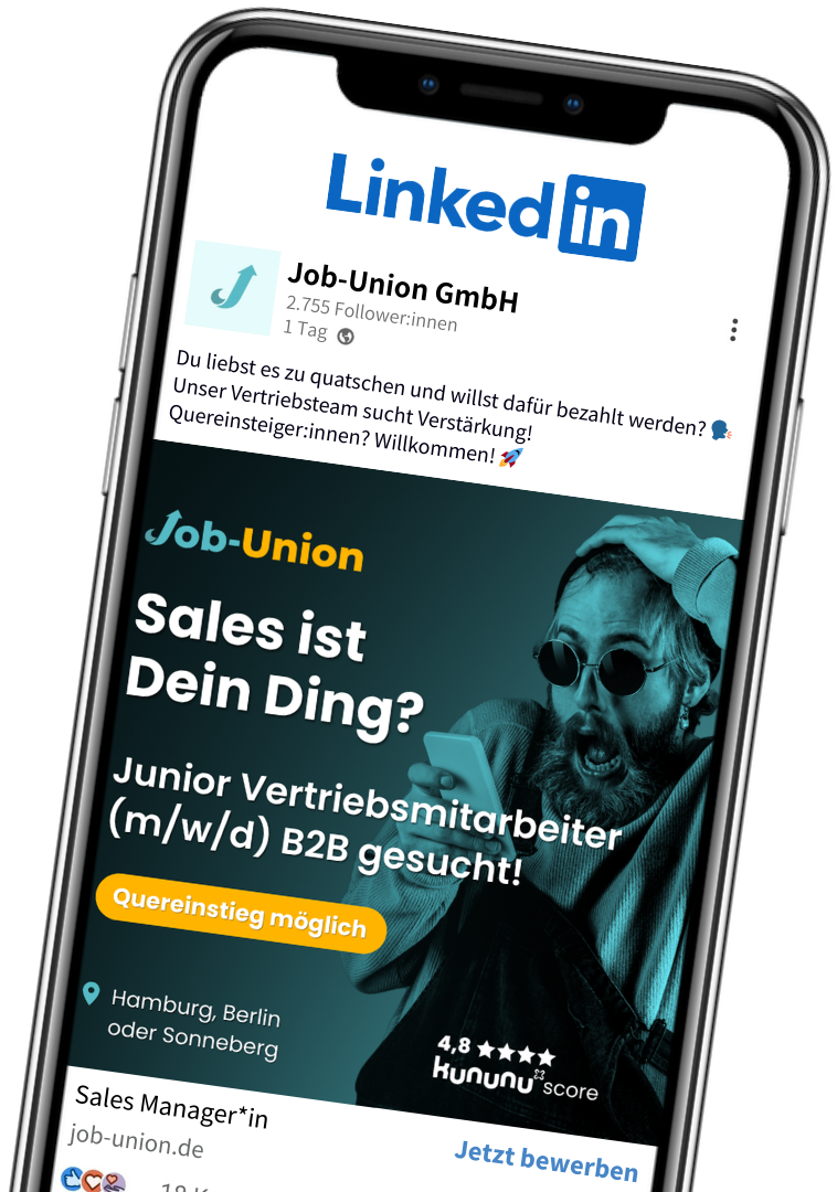 LinkedIn Social Media Ad - Job-Union
