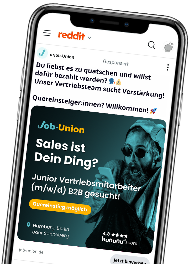 Reddit Social Media Ad - Job-Union